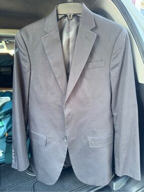 J.Ferrar Brown Sport Coat 36R Slim Fit